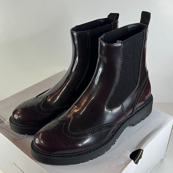 Call It Spring Highland Chunky Chelsea Boots - Picture 1 of 7